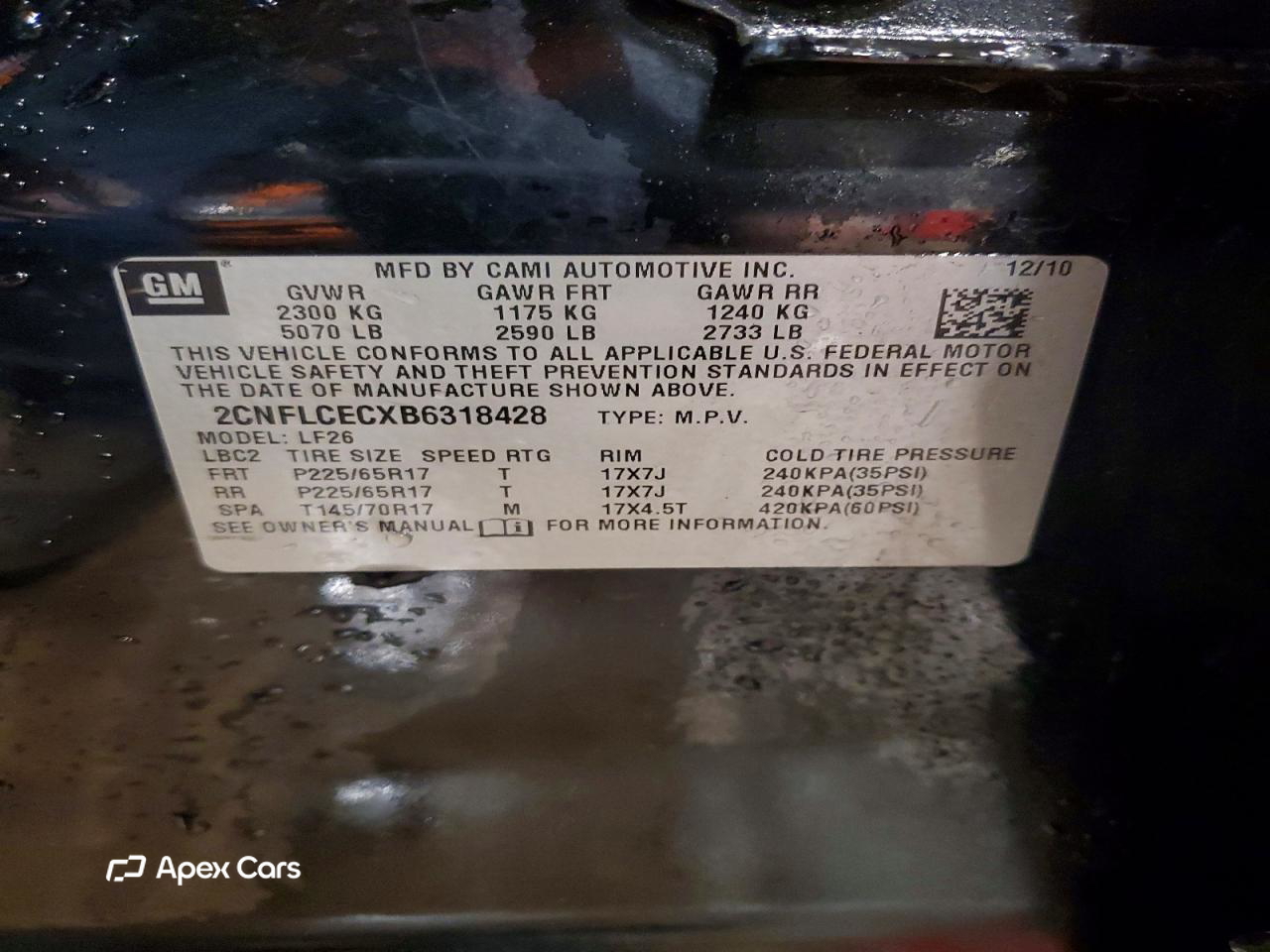 Chevrolet Equinox 2011