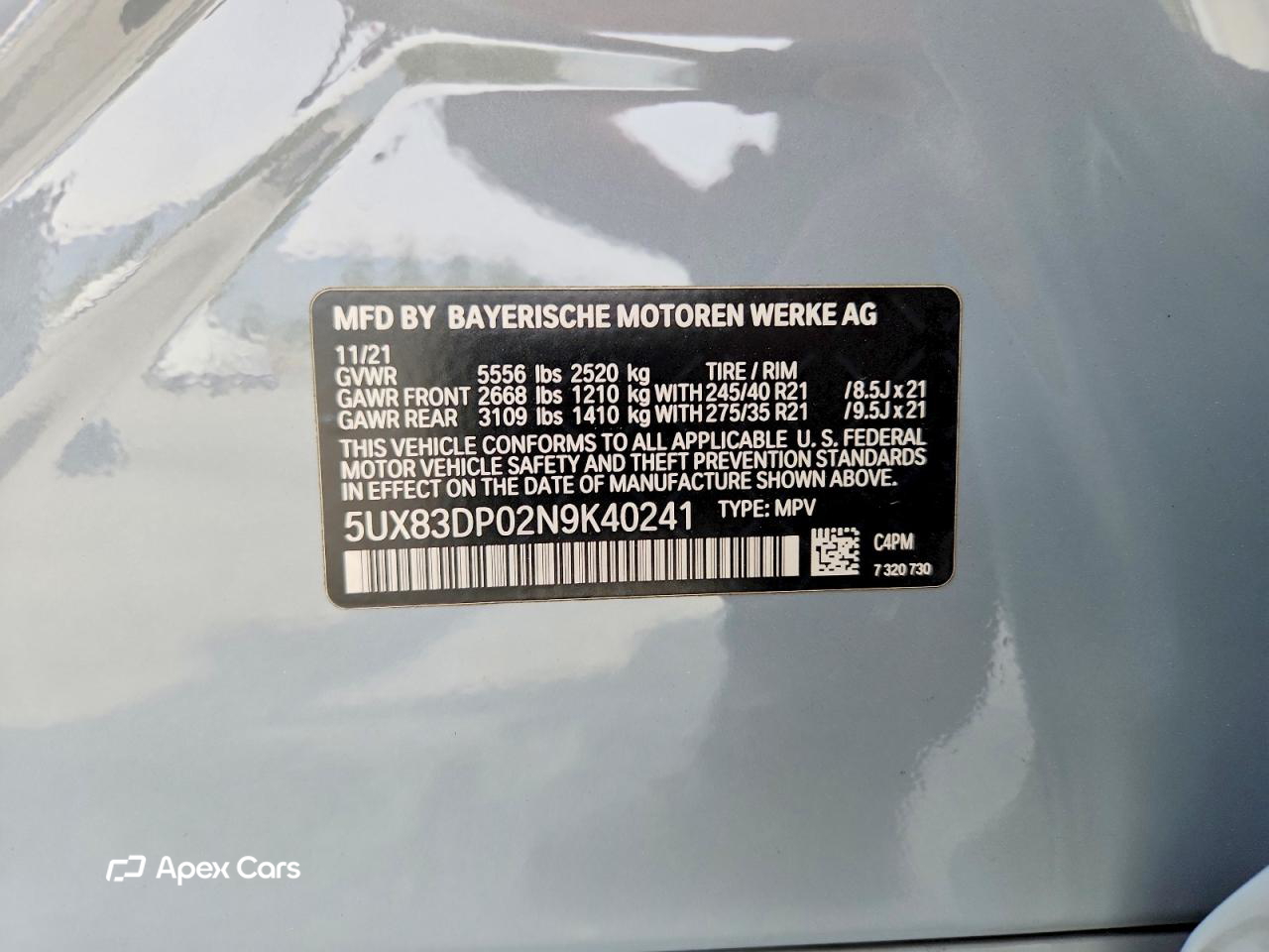 BMW X3 2022