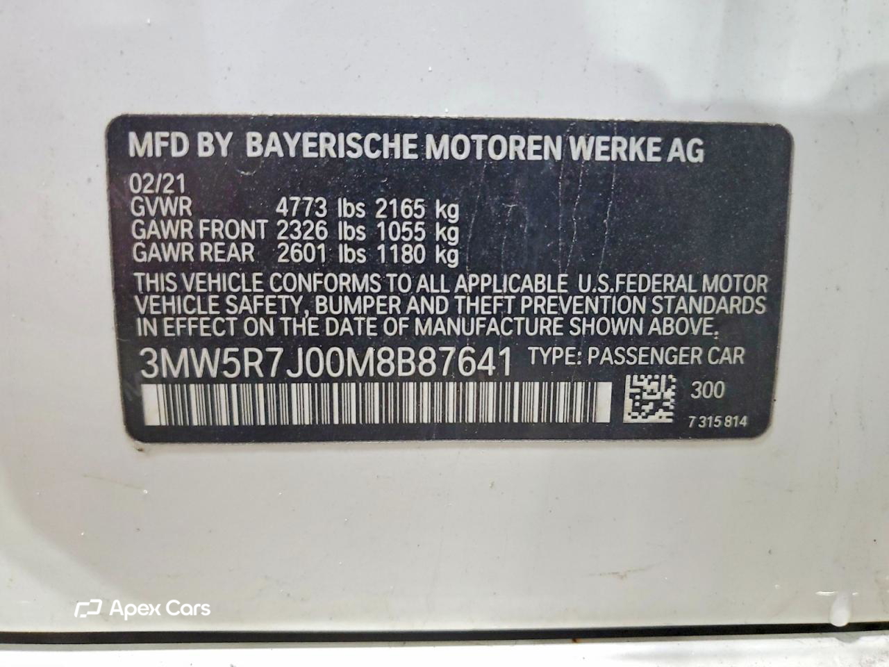 BMW Series 3 2021