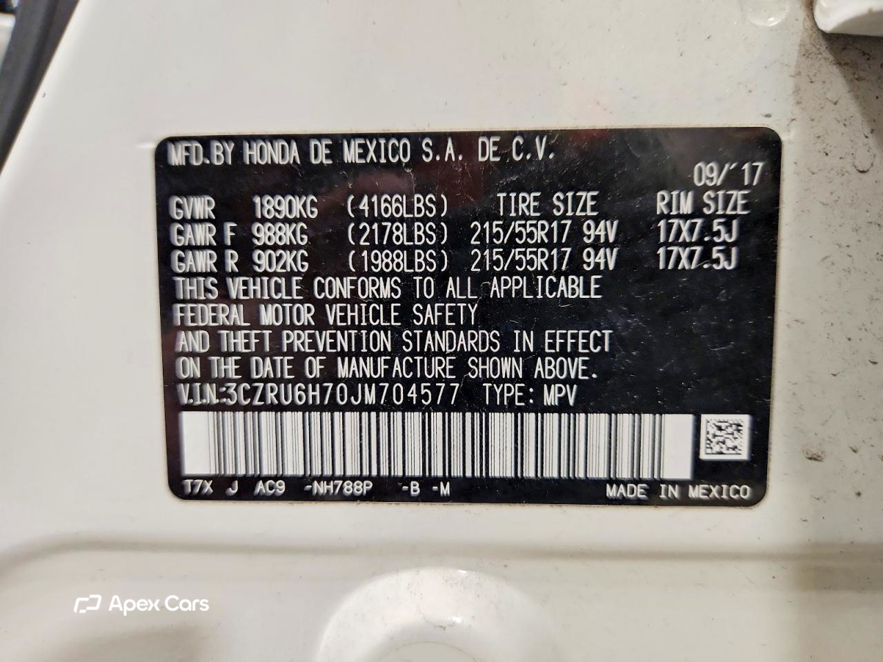 Honda HR-V 2018