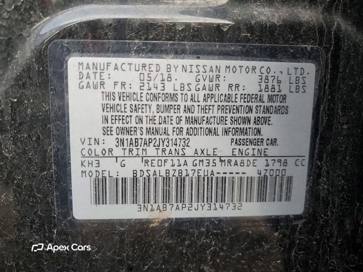 Nissan Sentra 2018