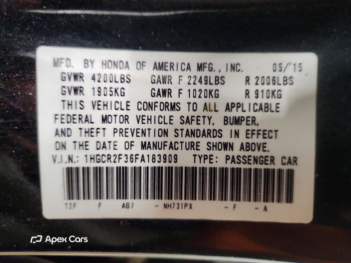 Honda Accord 2015