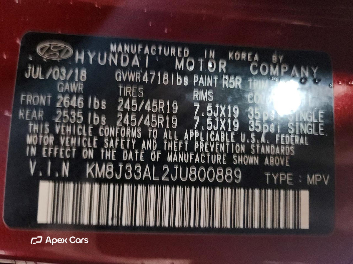 Hyundai Tucson 2018