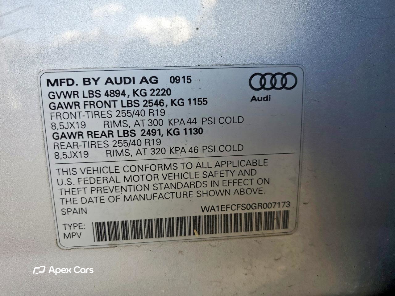Audi Q3 2016