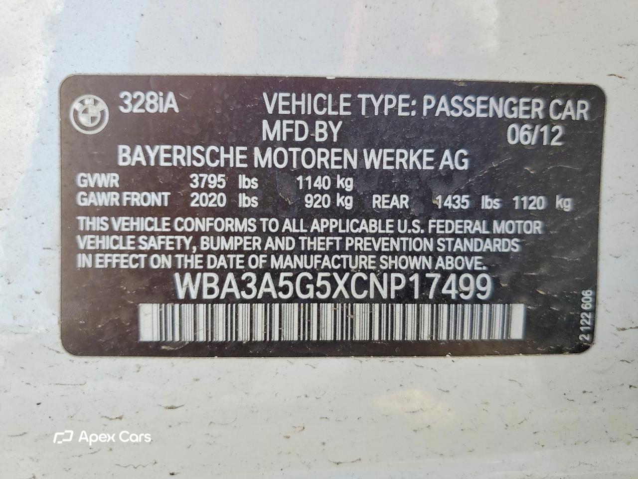 BMW Series 3 2012