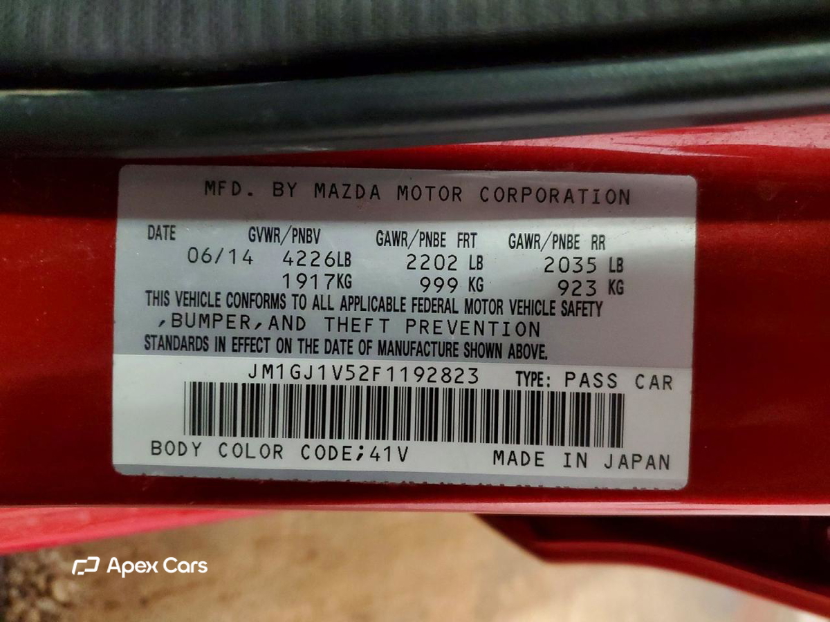 Mazda 6 2015