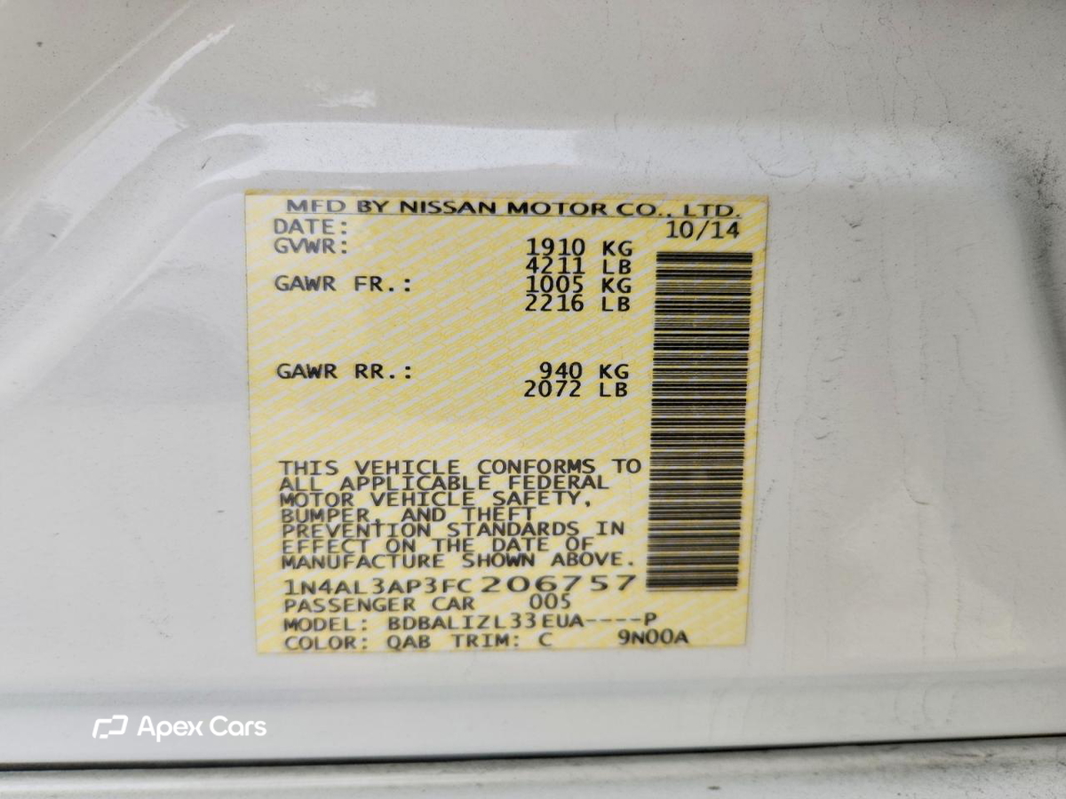 Nissan Altima 2015