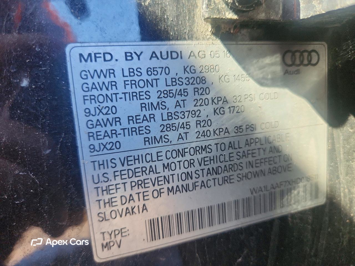 Audi Q7 2017