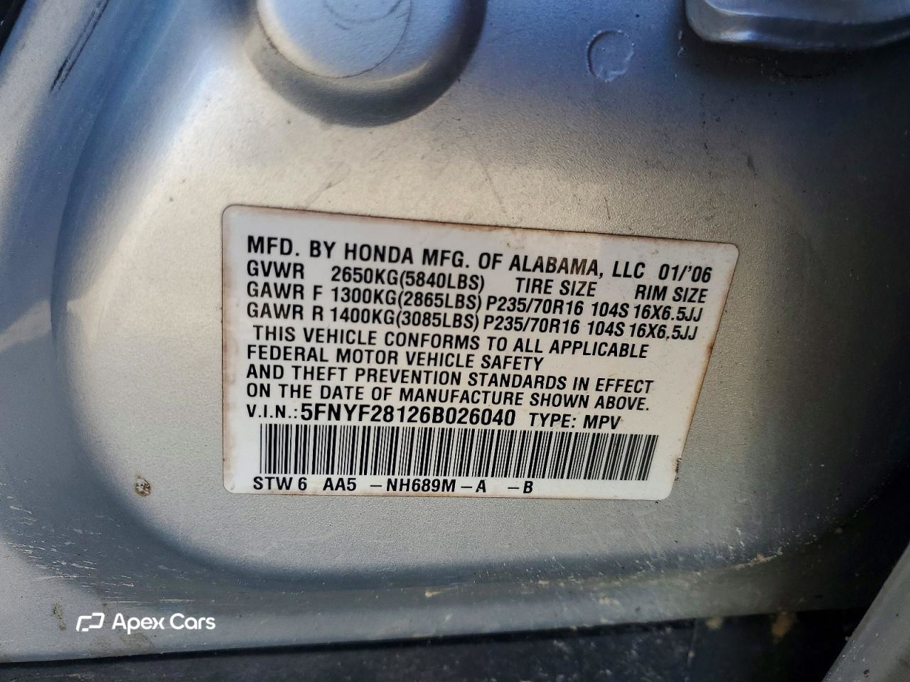 Honda Pilot 2006