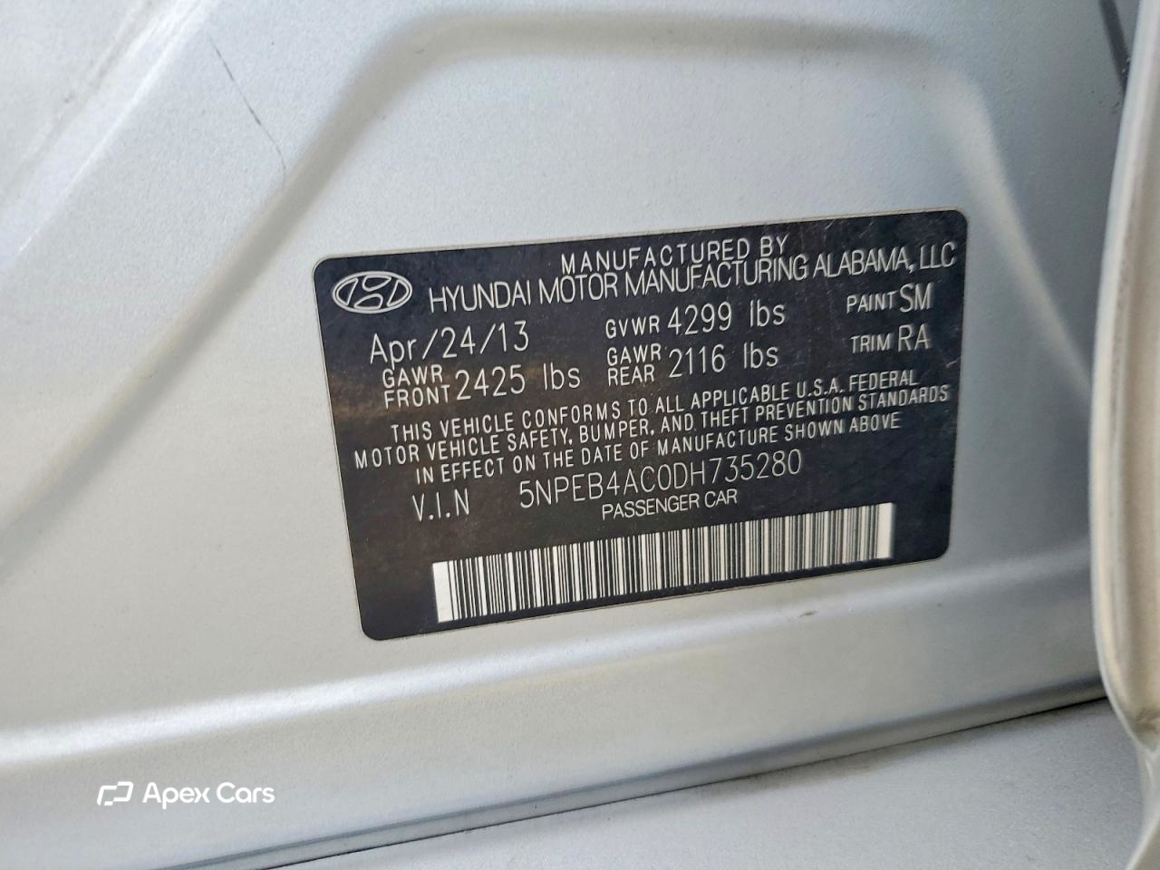 Hyundai Sonata 2013