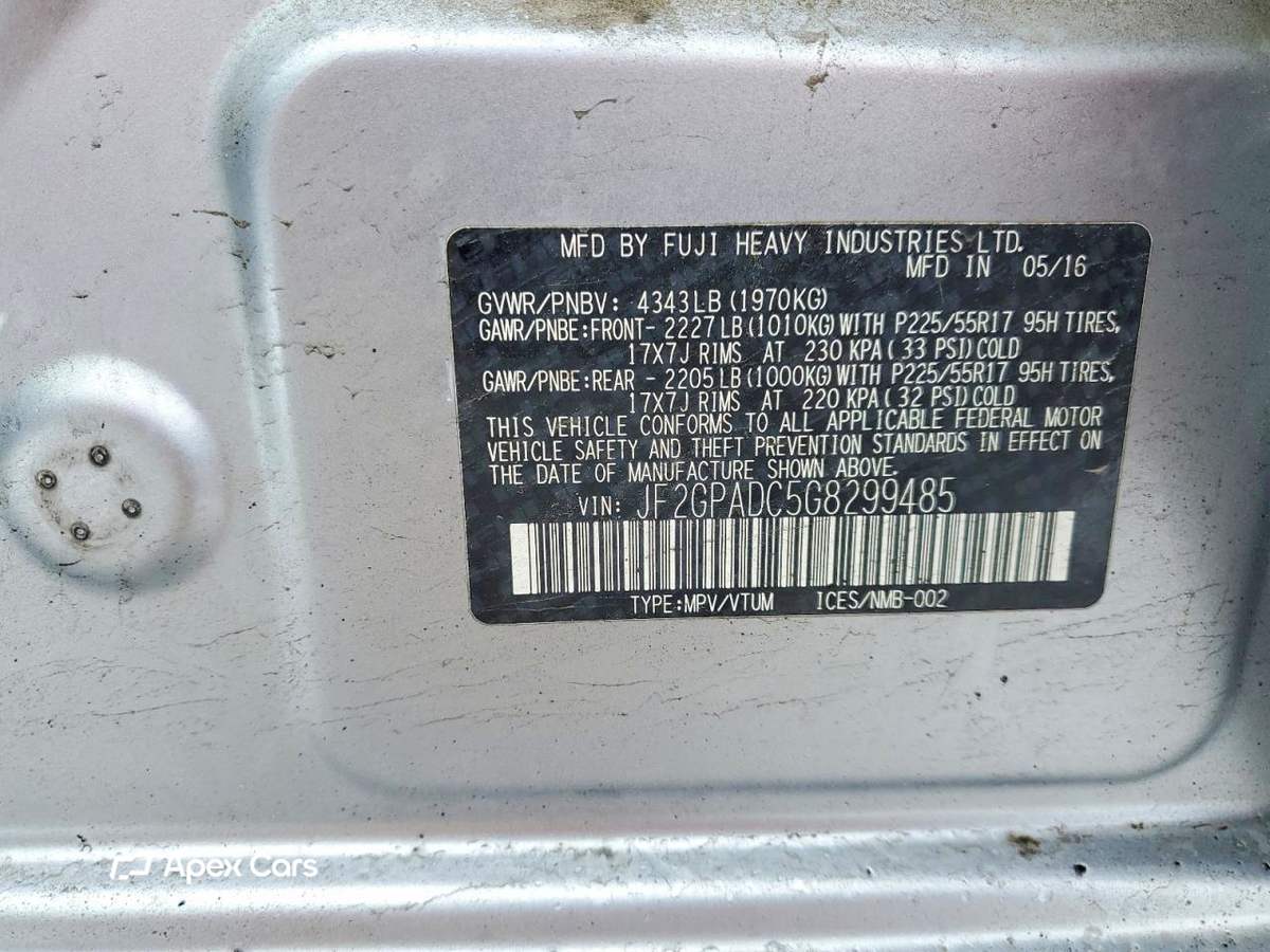 Subaru XV 2016