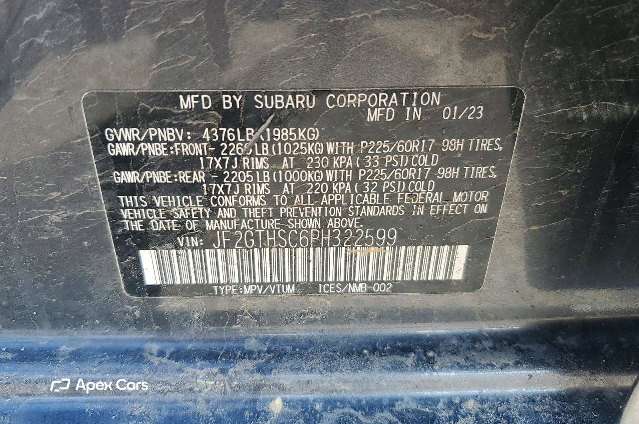 Subaru XV 2023