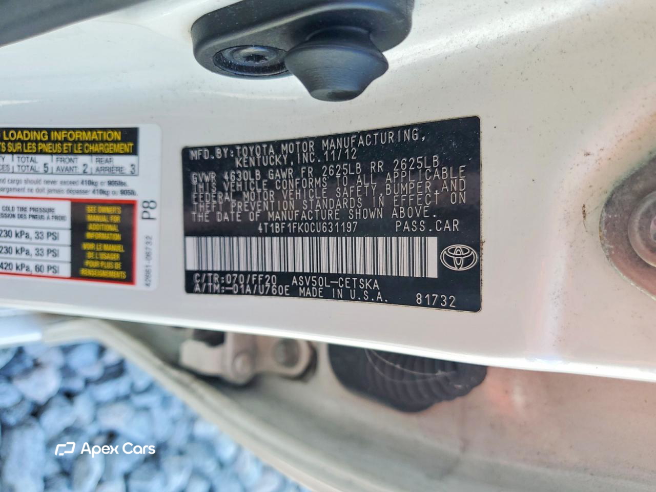 Toyota Camry 2012
