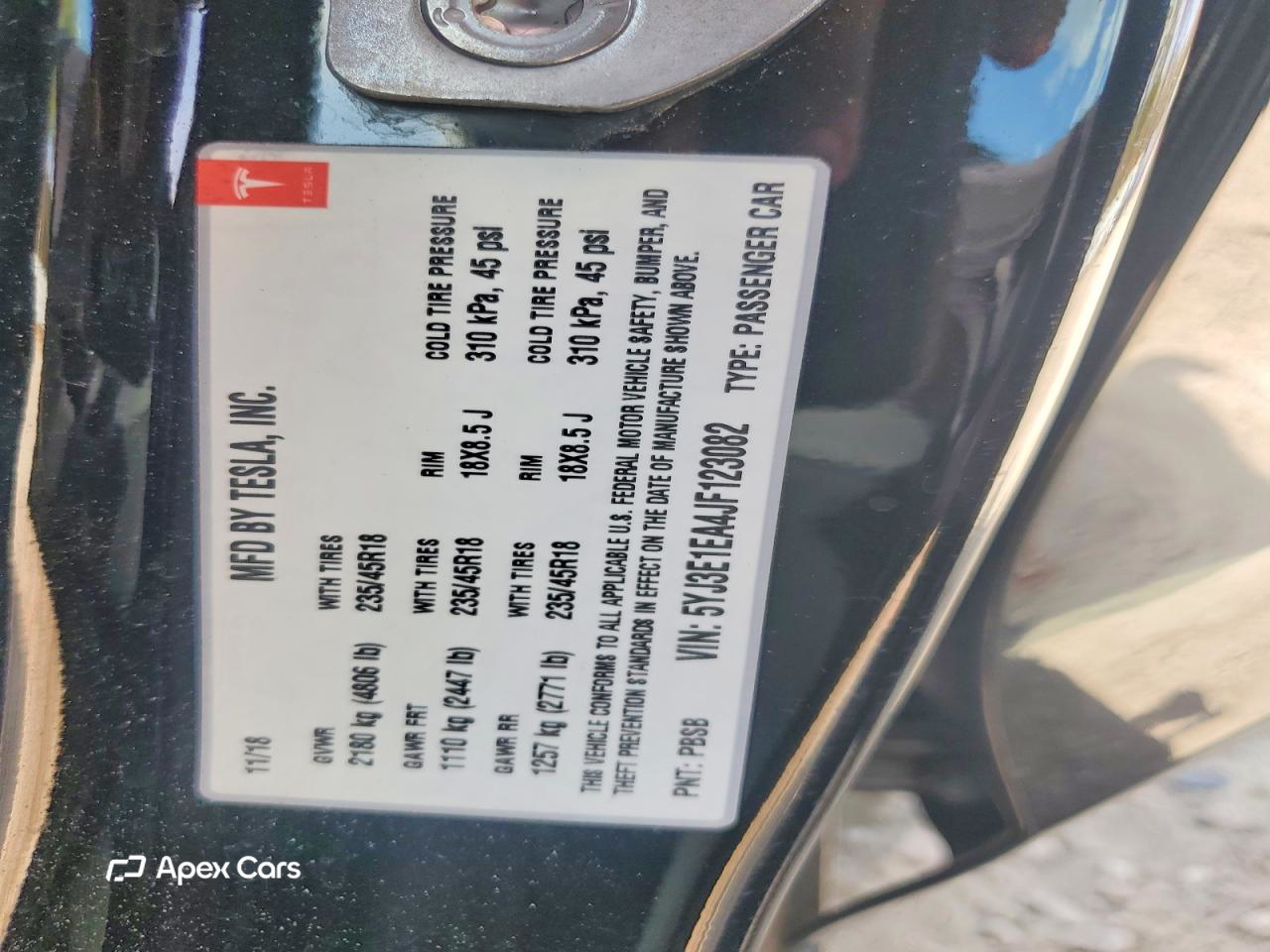 Tesla Model 3 2018