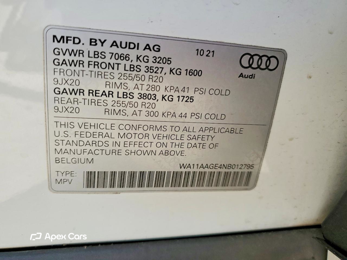 Audi e-tron 2022