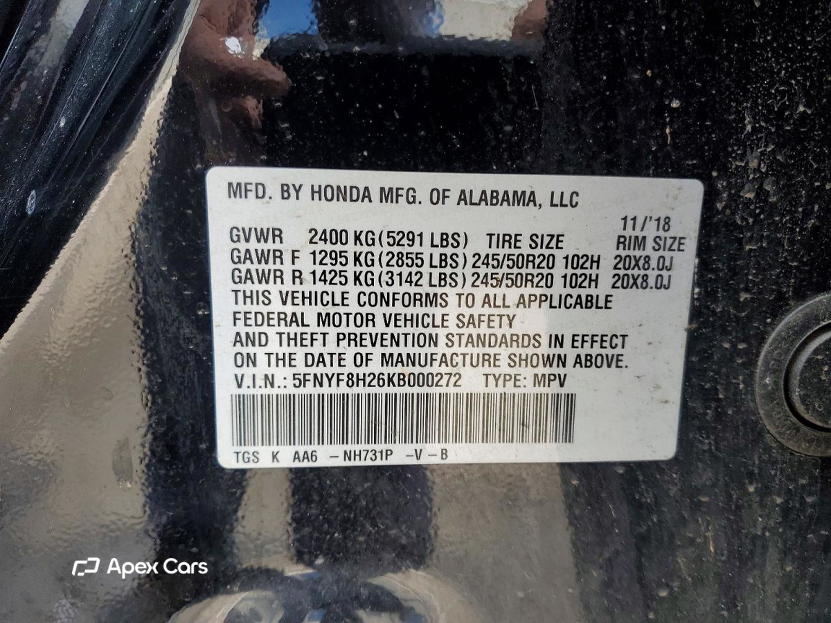 Honda Passport 2019