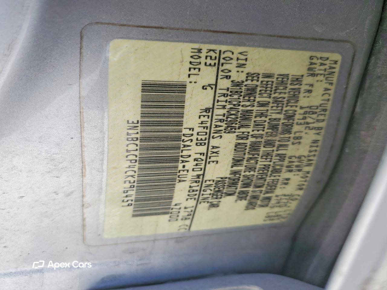 Nissan Versa 2012