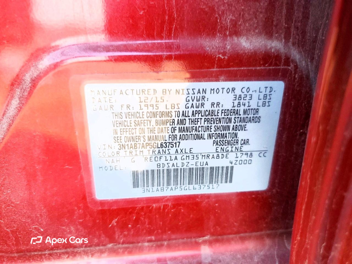 Nissan Sentra 2016