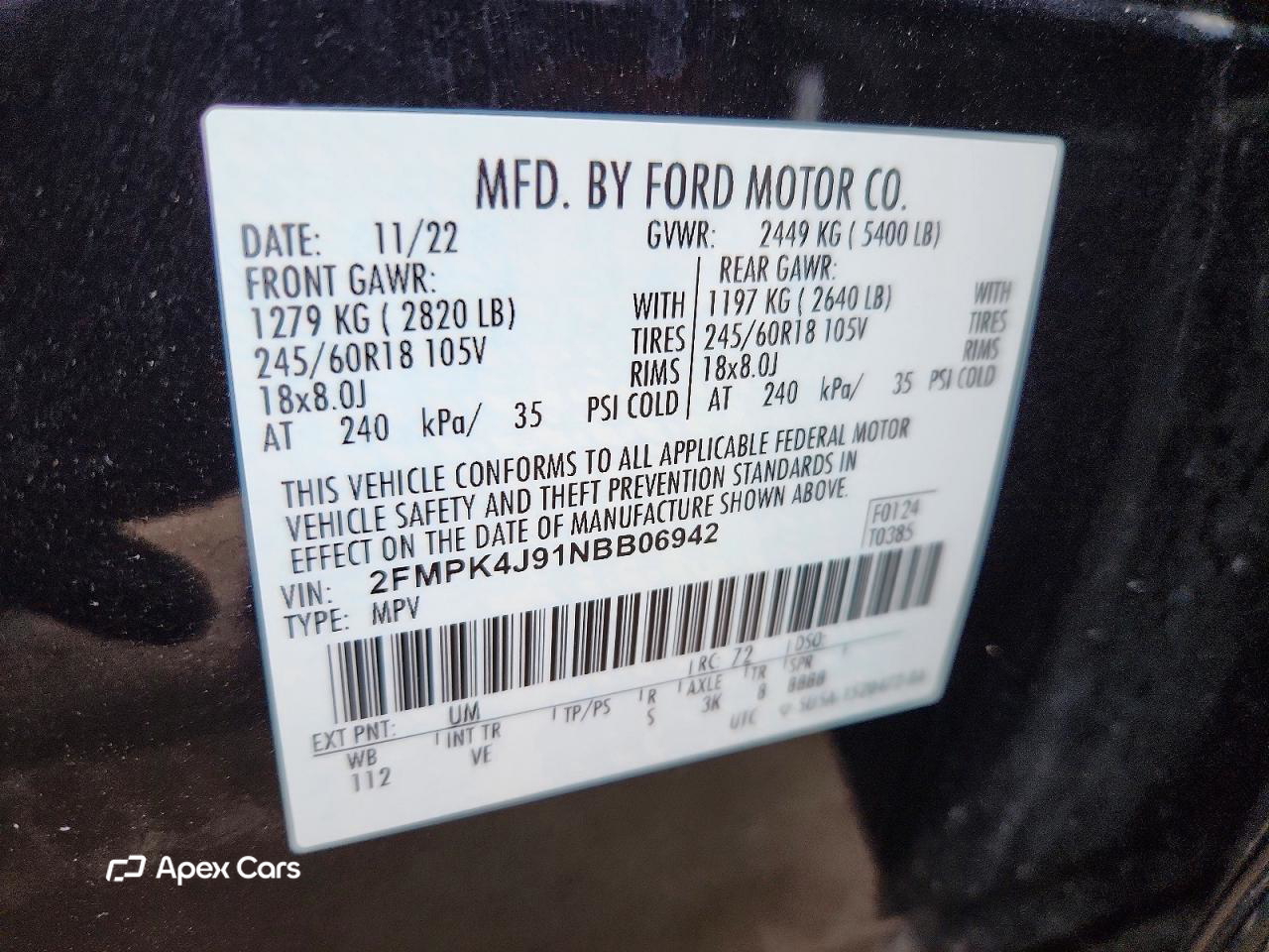Ford Edge 2022