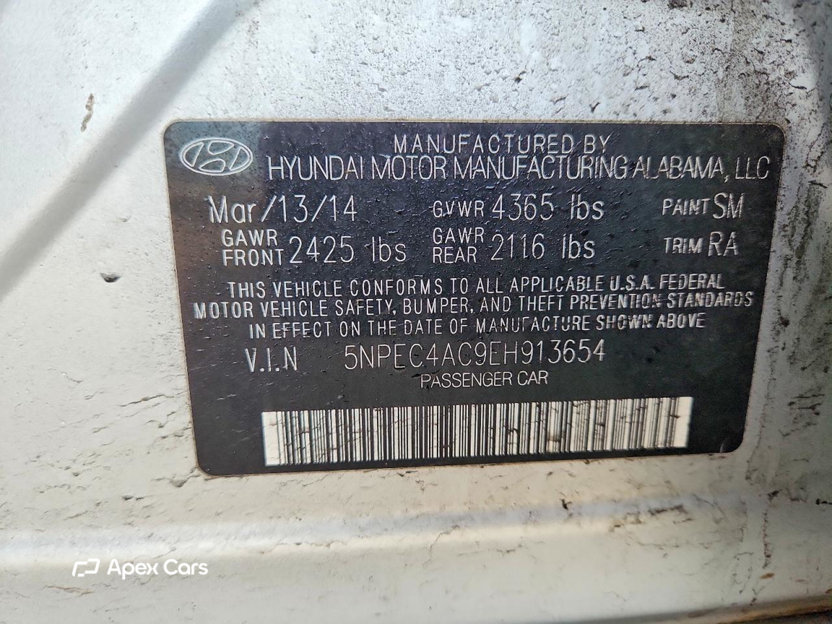 Hyundai Sonata 2014