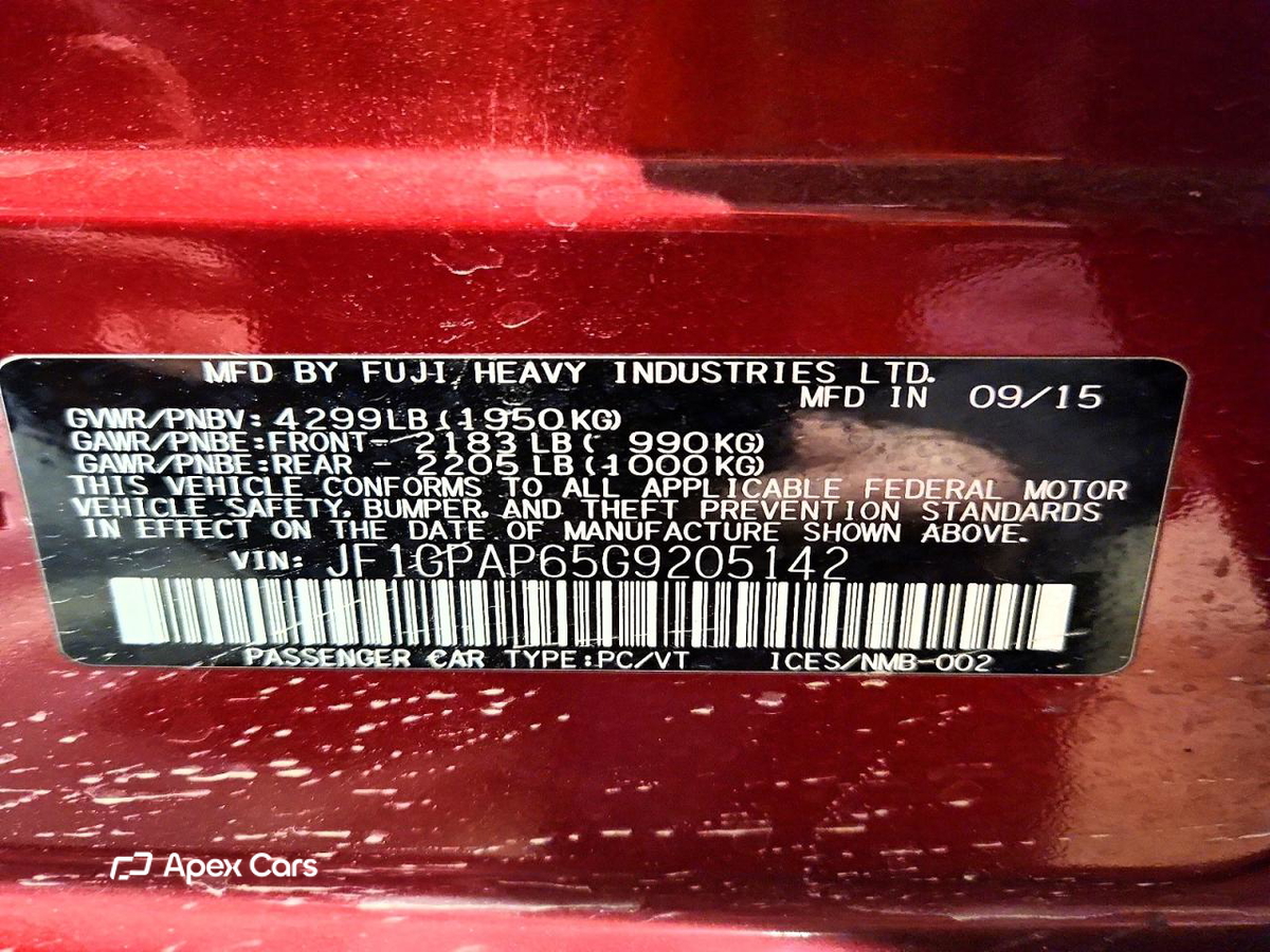 Subaru Impreza 2016