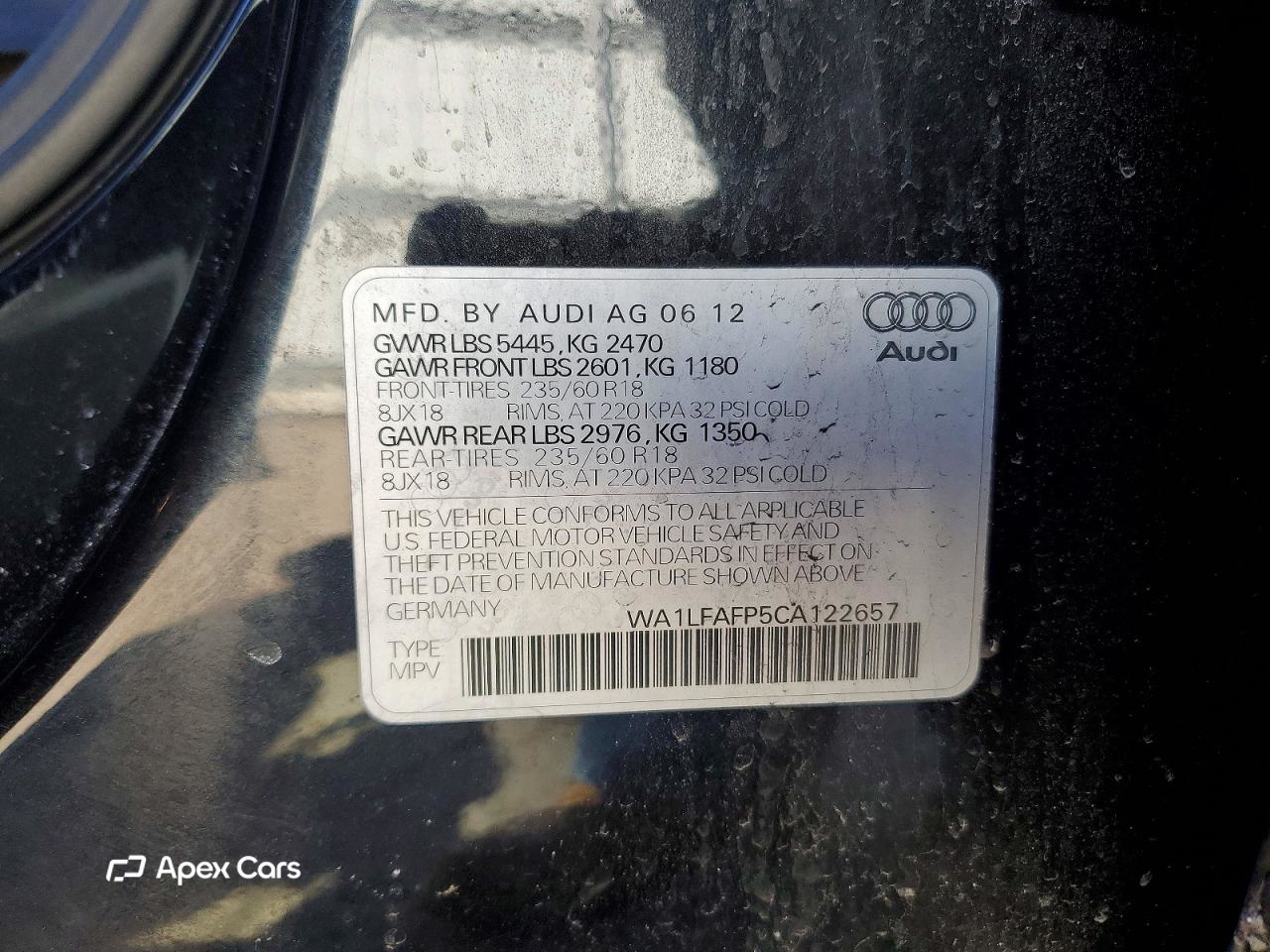 Audi Q5 2012