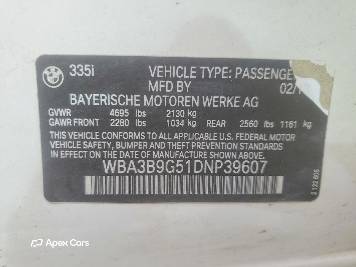 BMW Series 3 2013