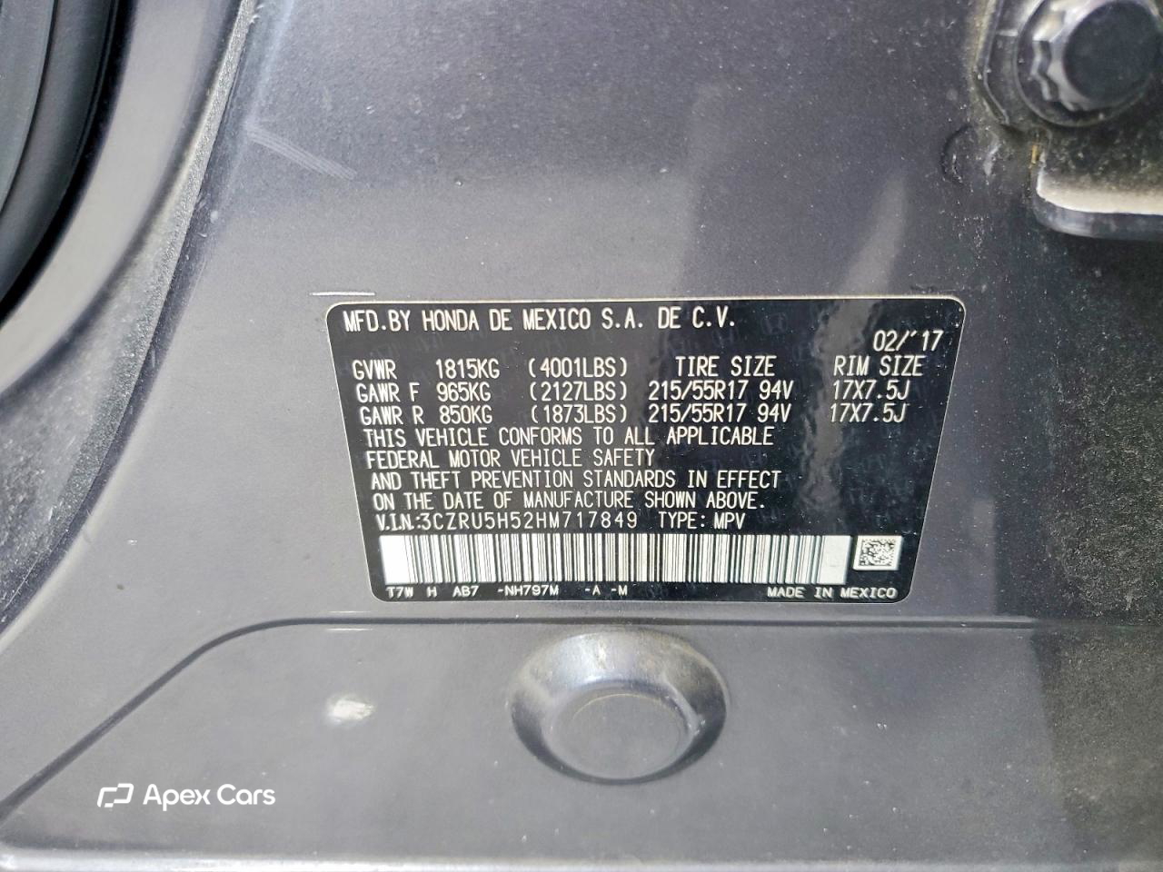 Honda HR-V 2017