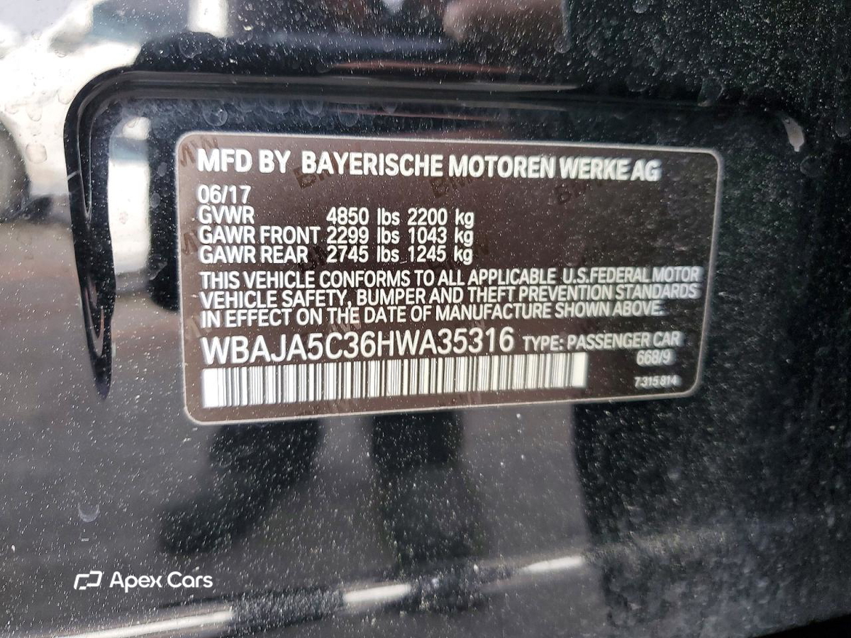 BMW Series 5 2017