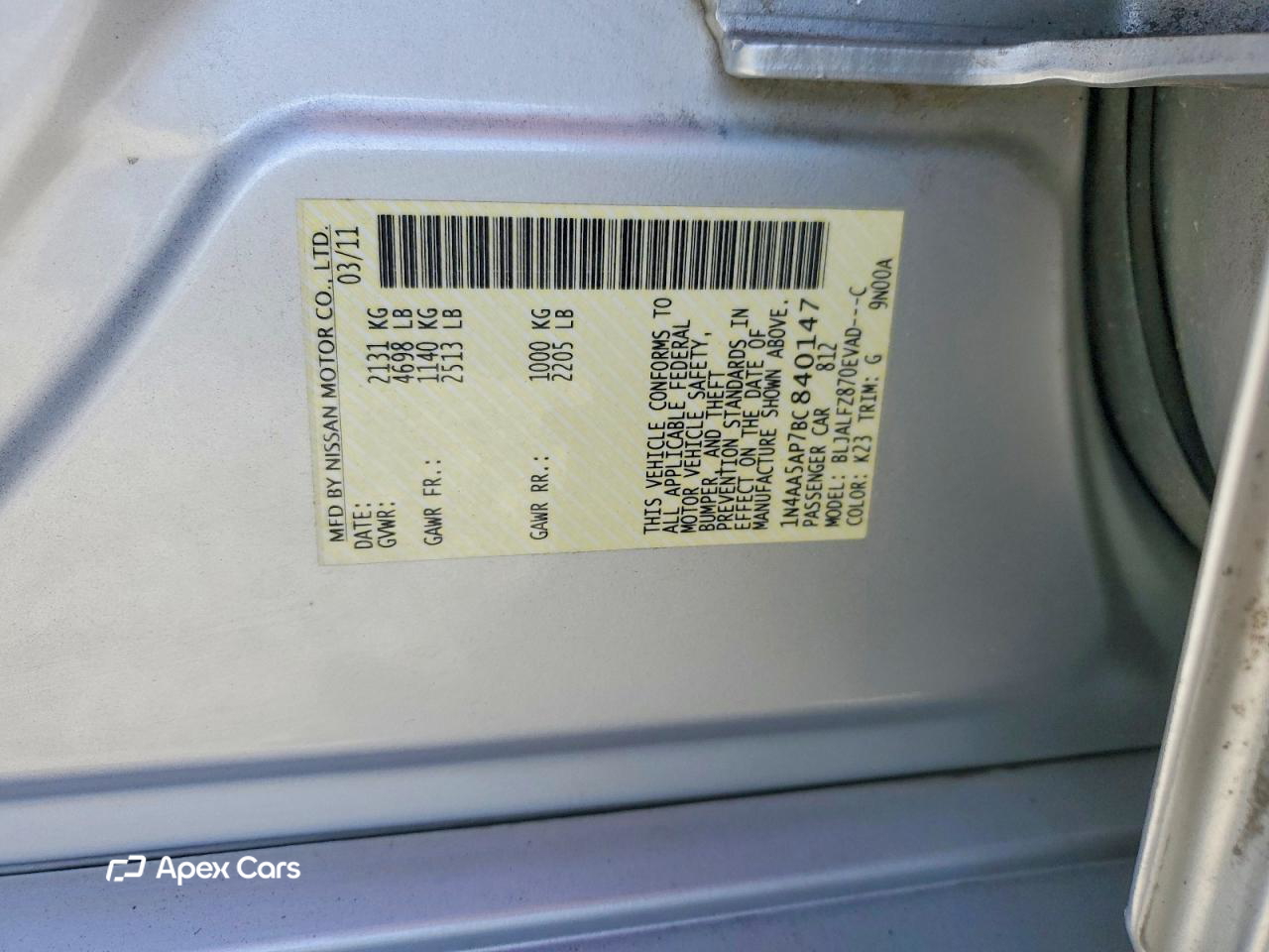 Nissan Maxima 2011