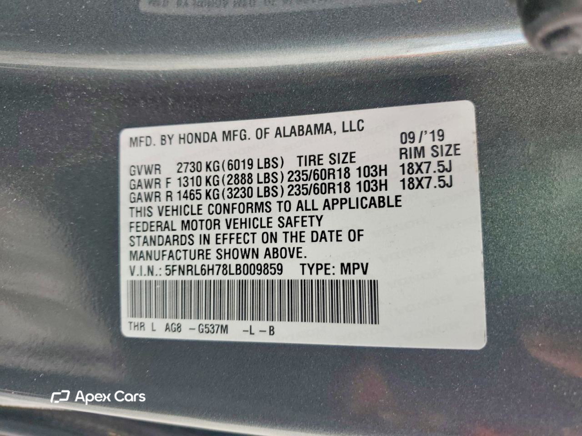 Honda Odyssey 2020