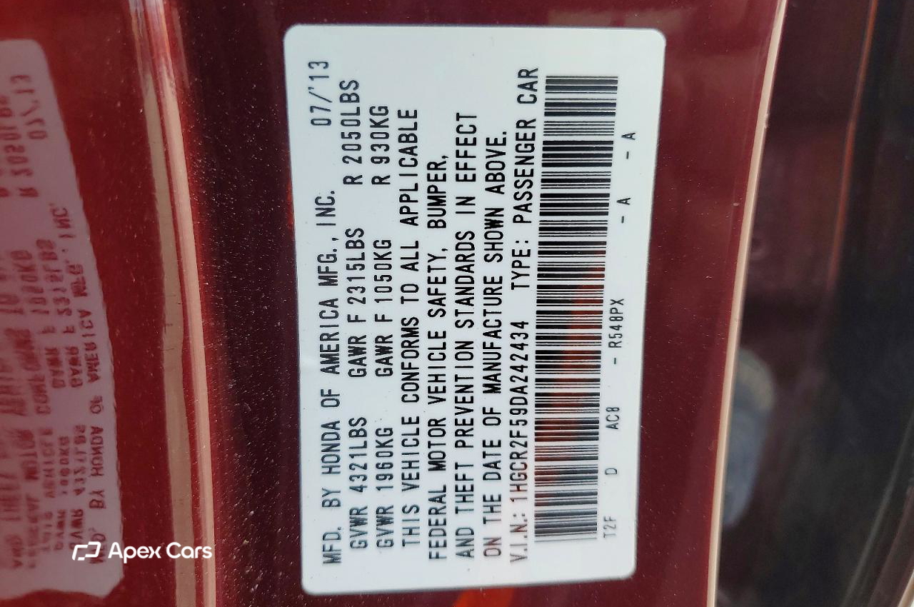 Honda Accord 2013