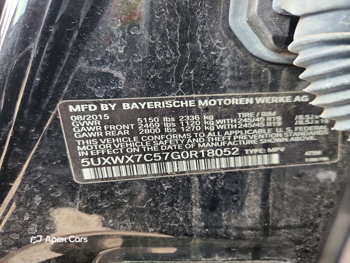 BMW X3 2016