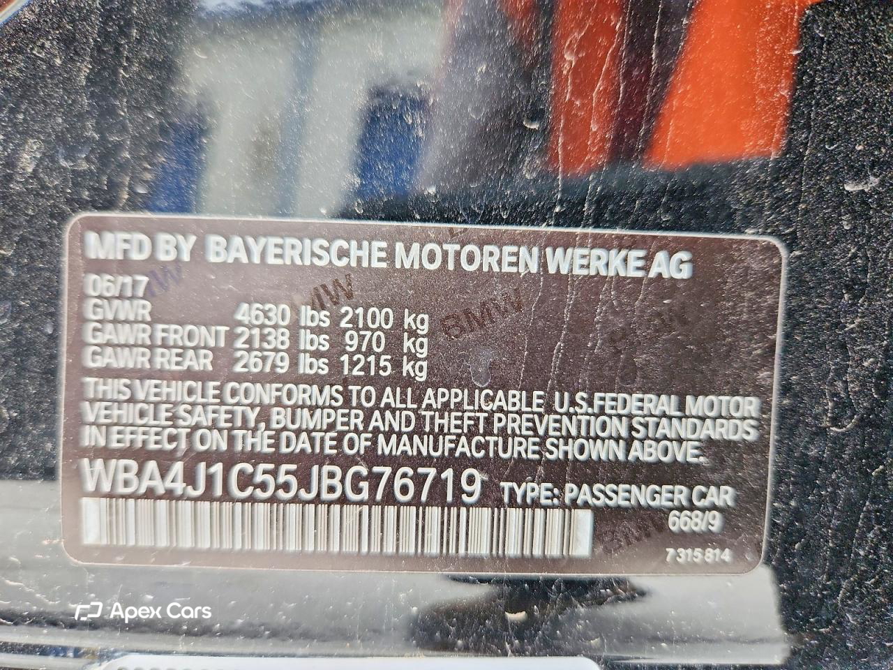 BMW Series 4 2018