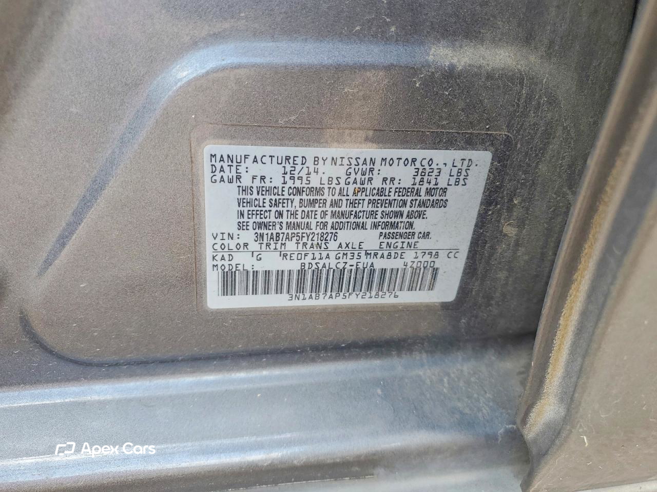 Nissan Sentra 2015