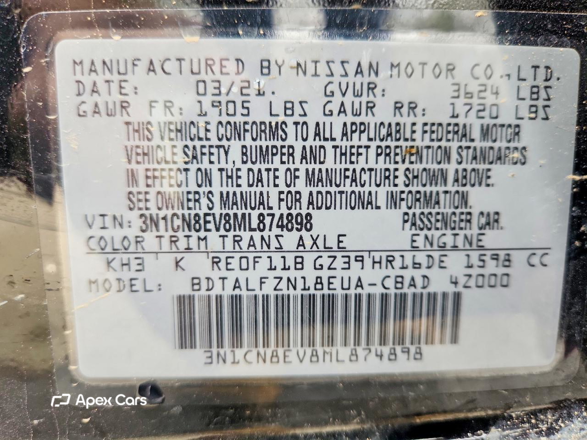 Nissan Versa 2021