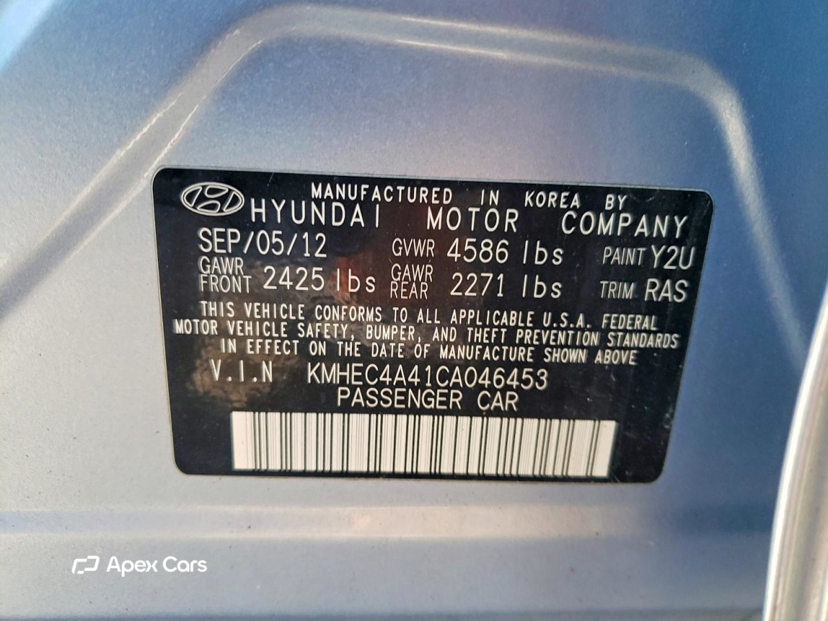 Hyundai Sonata 2012