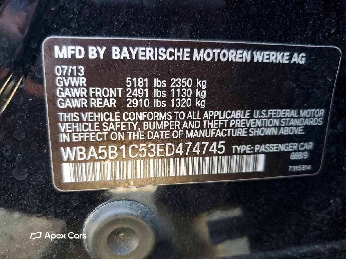 BMW Series 5 2014