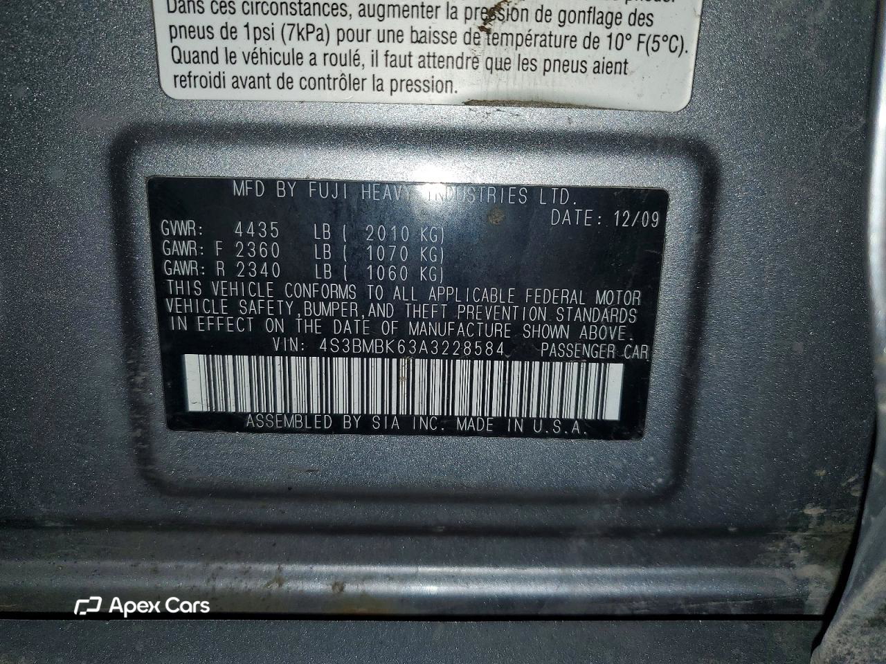Subaru Legacy 2010