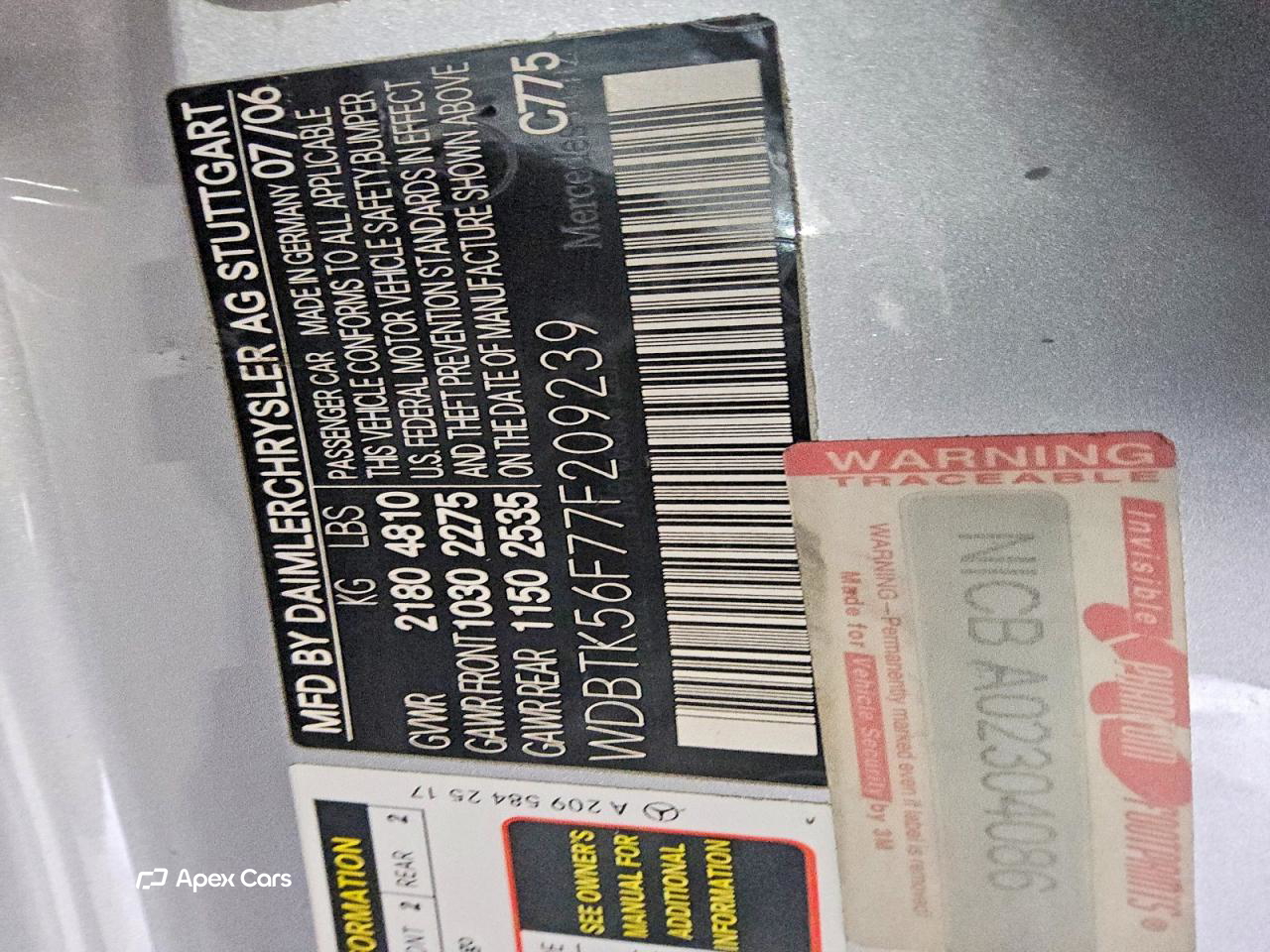 Mercedes-Benz CLK-klasse 2007