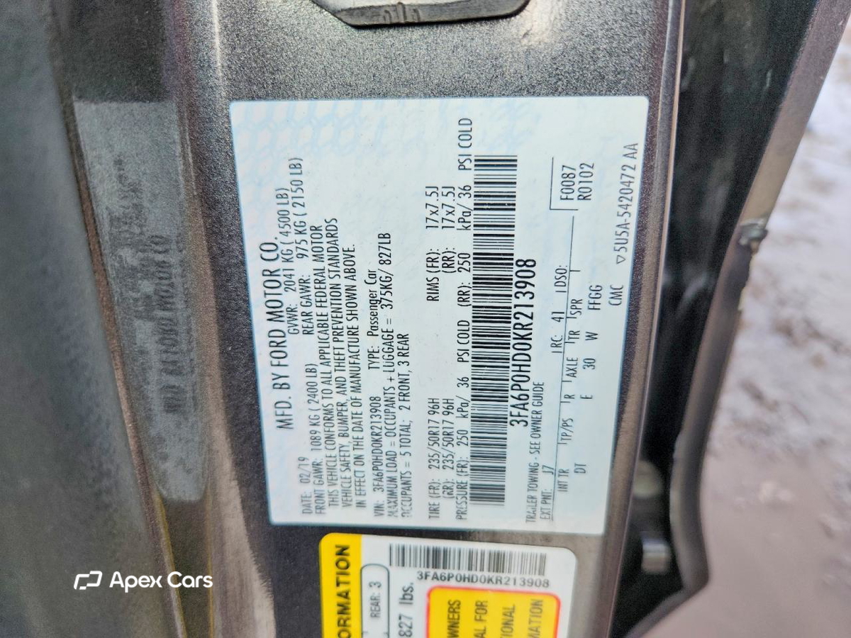 Ford Fusion 2019