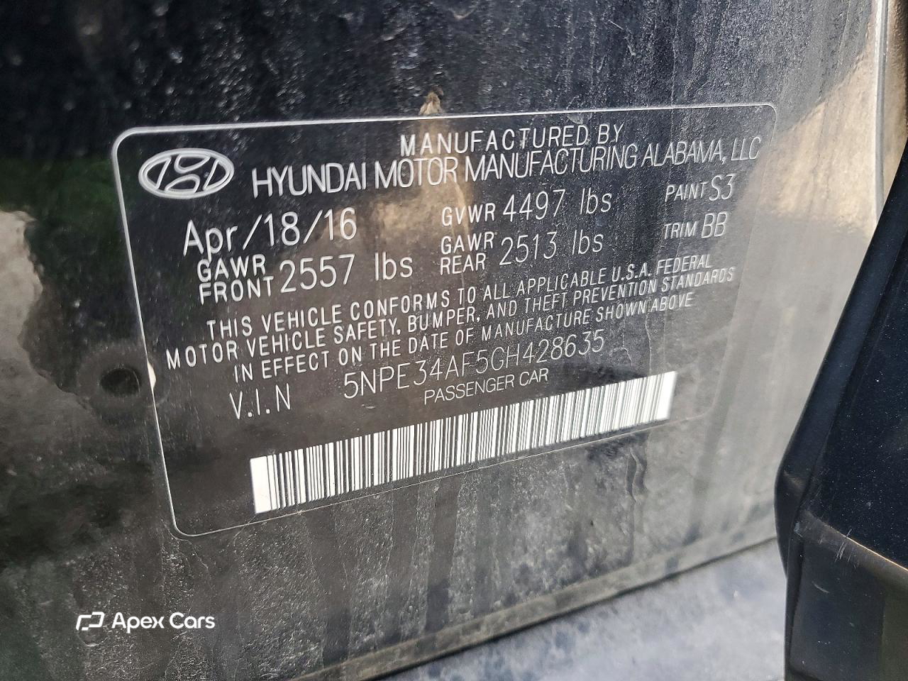 Hyundai Sonata 2016