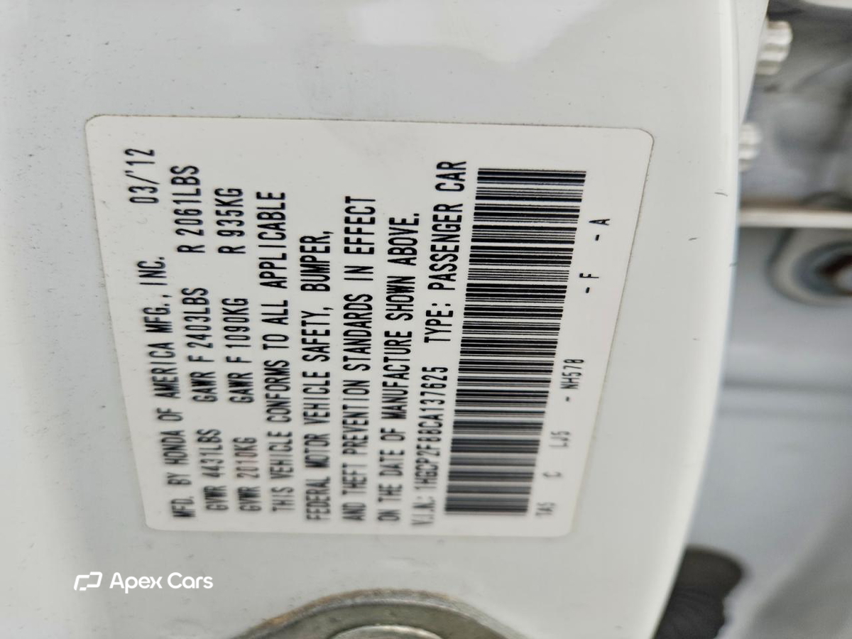 Honda Accord 2012