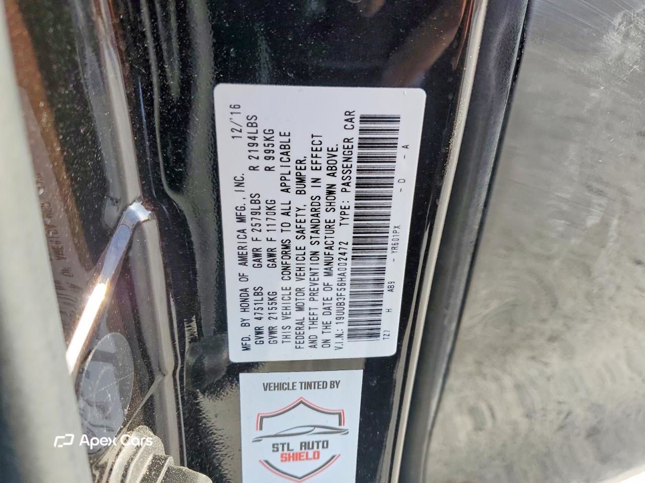 Acura TLX 2017