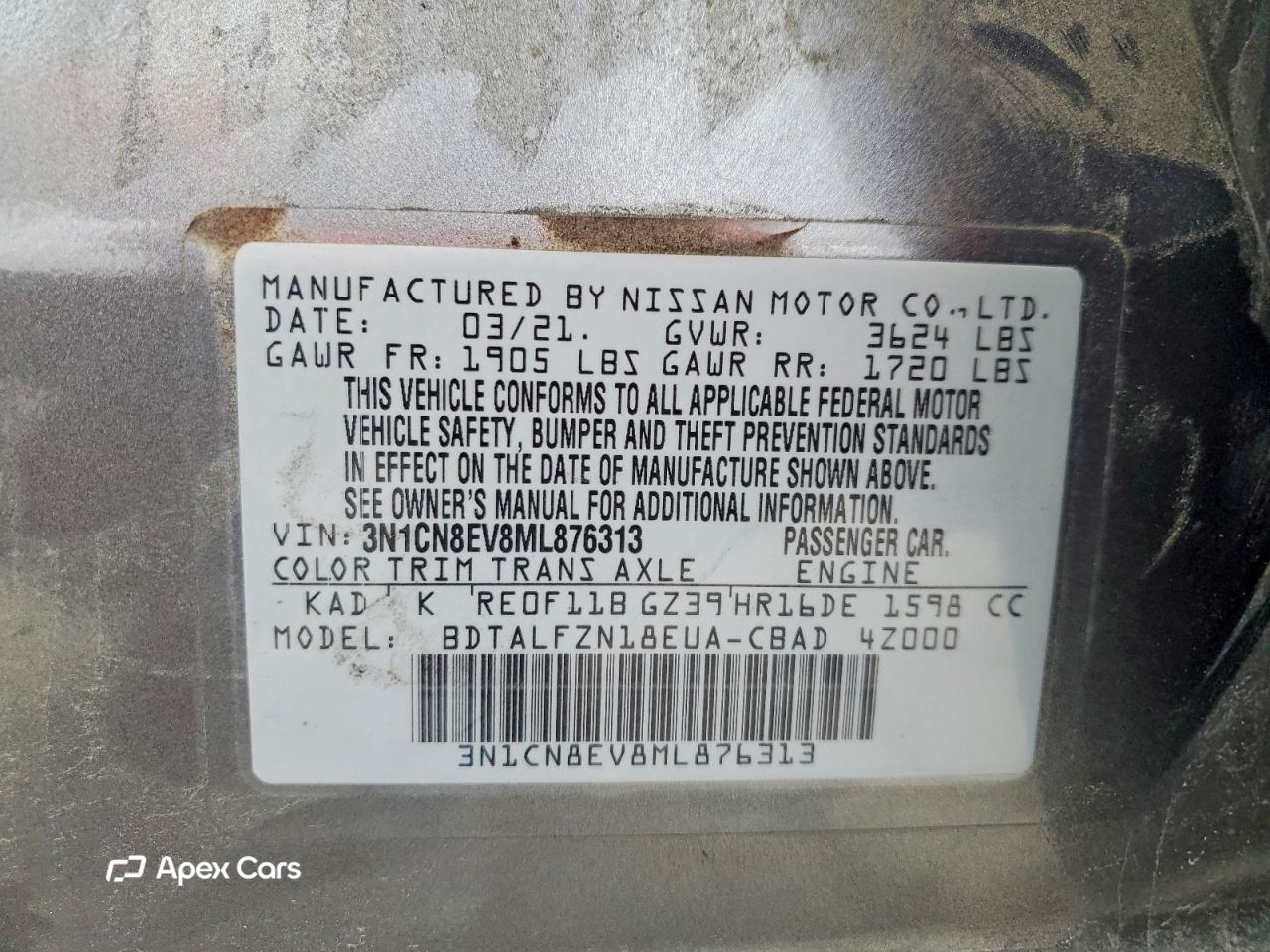 Nissan Versa 2021