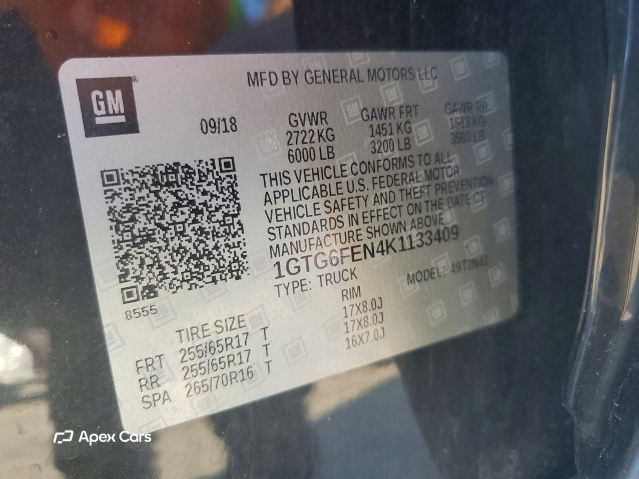 GMC Canyon 2019