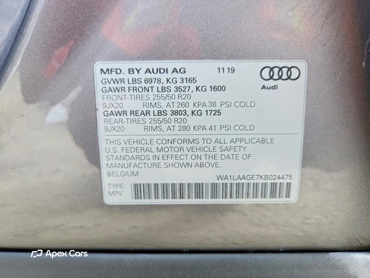 Audi e-tron 2019