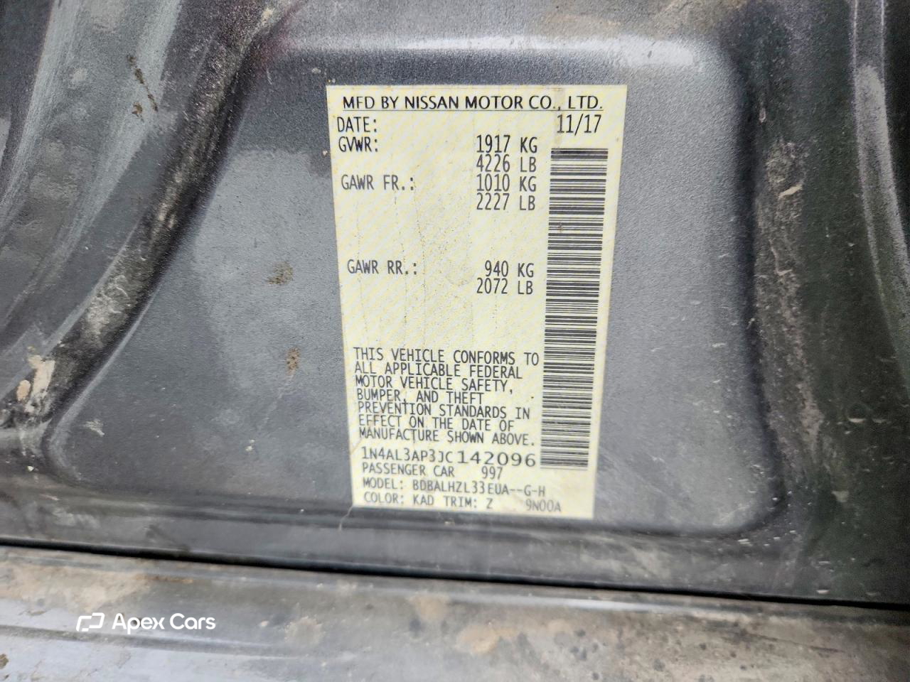 Nissan Altima 2018