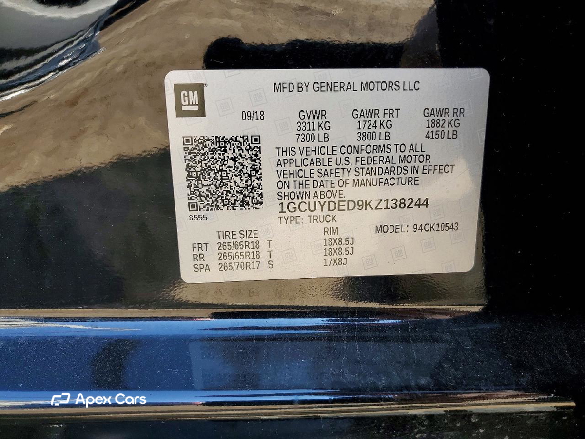 Chevrolet Silverado 2019