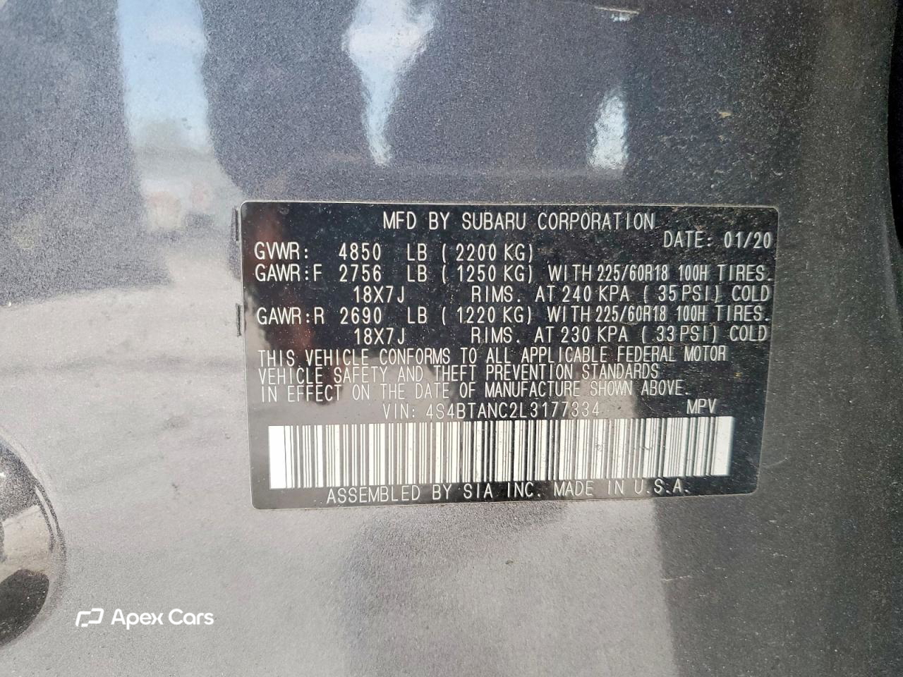 Subaru Outback 2020